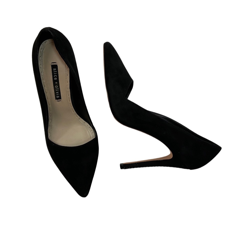 Alice + Olivia fabulous 4” black heels